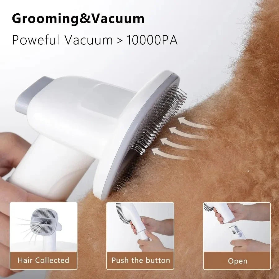 V.I.P. 5-in-1 Pet Grooming Vacuum Kit