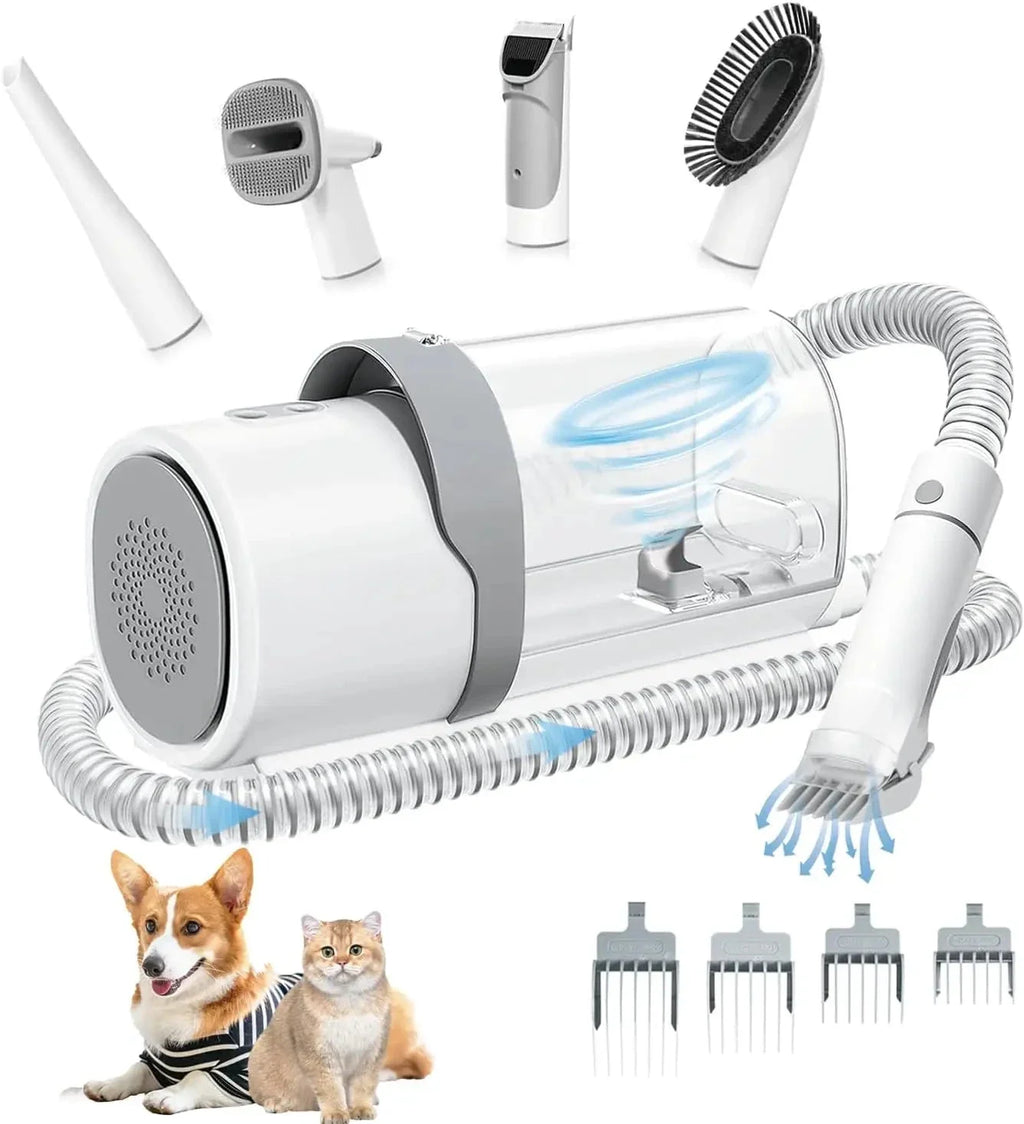 V.I.P. 5-in-1 Pet Grooming Vacuum Kit